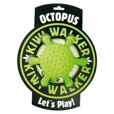 Игрушка Kiwi Walker &laquo;Осьминог&raquo; для собак, зеленый, 13 см 1111171024 фото