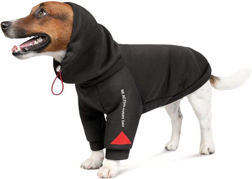 Худі Pet Fashion Snoodie для собак, розмір S, чорний 1111165363 фото