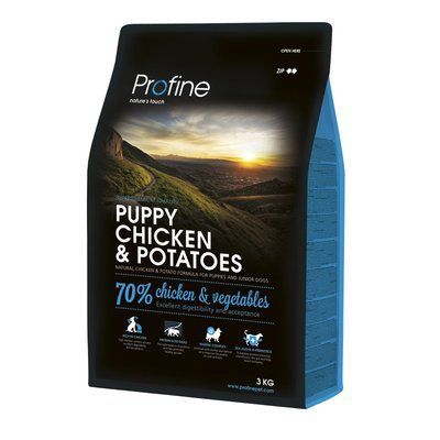 Сухий корм Profine Puppy для цуценят та юніорів всіх порід, з куркою та картоплею, 3 кг 1111145707 фото
