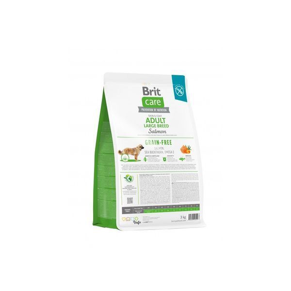 Корм сухой Brit Care Dog Grain-free Adult Large Breed для взрослых собак крупных пород беззерновой с лососем 3 кг 1111173383 фото