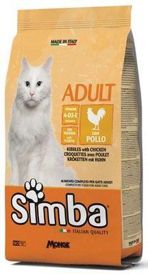 Сухой корм Monge Simba Cat для кошек с курицей 20 кг 70016100 фото