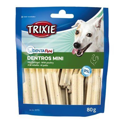 Ласощі Trixie Denta Fun Dentros Mini для собак, домашня птиця, 80 г 1111134757 фото