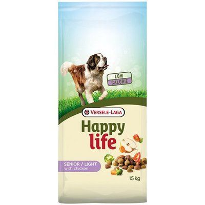 Cухий корм Happy Life Senior Light with Chicken для собак похилого віку з куркою 15 кг 311080 фото