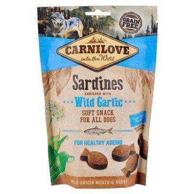 Ласощі для собак Carnilove Dog Semi Moist, сардина та часник, 200 г 1111154398 фото