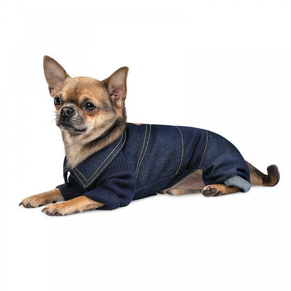 Комбінезон Pet Fashion Jeans для собак, розмір XS, джинс 1111167821 фото