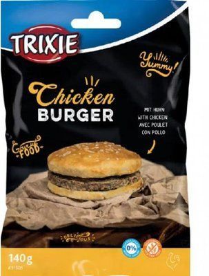 Ласощі Trixie Chicken Burger для собак, з куркою, 9 см, 140 г 1111170305 фото