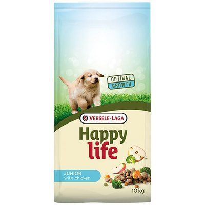 Сухий корм для цуценят всіх порід Happy Life Adult Junior with Chicken (курка) 3 кг 310397 фото