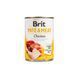 Корм влажный Brit Care Pate and Meat для взрослых собак с курицей 400 г 1111151336 фото 1