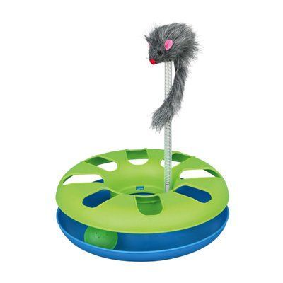 Игрушка Trixie Трек игровой с мышкой &laquo;Crazy Circle&raquo; для кошек, d:24 см, h:29 см 1111126357 фото