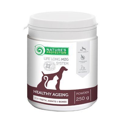 Харчова добавка для собак і котів похилого віку Nature's Protection Ageing Formula 250г CAN451425 фото
