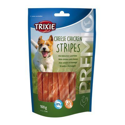 Лакомство Trixie Premio Chicken Cheese Stripes для собак, курка та сир, 100 г 1111134760 фото