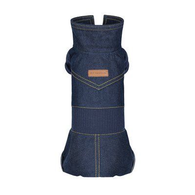 Комбинезон Pet Fashion Jeans для собак, размер М, джинс 1111167818 фото