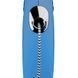 Поводок-рулетка Flexi New Classic для собак, с тросом, размер M 8 м / 20 кг (синяя) 1111148013 фото 2
