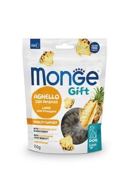 Смаколики для собак Monge Gift Dog Mobility support ягнятина з ананасами 150 гр 70085717 фото