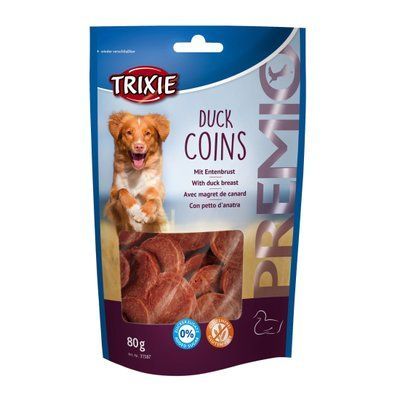 Лакомство Trixie Premio Chicken Duck Coins для собак, утка, 80 г 1111134915 фото