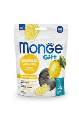 Смаколики для собак Monge Gift Dog Immunity support кролик з лимоном 150 гр 70085700 фото