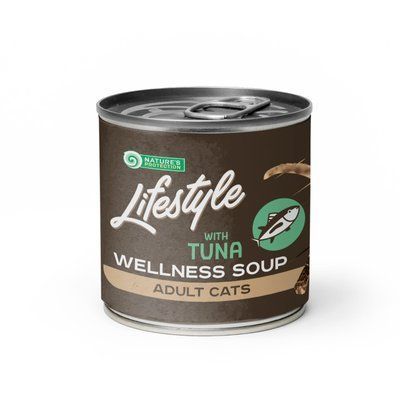 Суп для котів з чутливим травленням з тунцем Nature's Protection Lifestyle Sensitive Digestion 140мл KIKNPLF63359 фото