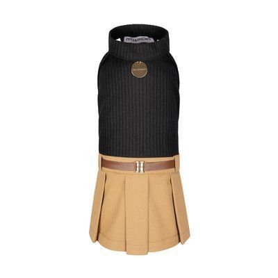 Платье Pet Fashion Chic размер М Капучино с черным 1111166470 фото