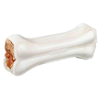 Косточка Trixie Denta Fun для собак, прессованная жевательная, с уткой, 12 см, 120 г, 2 шт 1111141112 фото