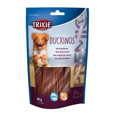 Лакомство Trixie Premio Duckinos для собак, с уткой, 80 г 1111135174 фото