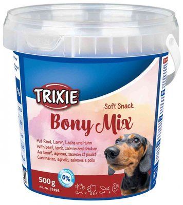 Витамизированное лакомство Trixie Bony Mix для собак, ассорти, 500 г 1111129070 фото