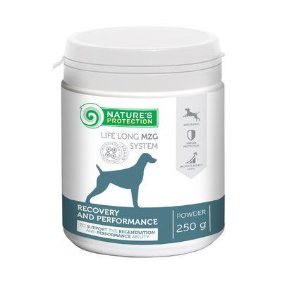 Харчова добавка для відновлення та підтримки здоров'я собак Nature's Protection Recovery and performance formula 250г CAN451395 фото