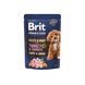 Корм вологий Brit Premium Fillets in Gravy Turkey and Carrots Puppy для цуценят малих порід філе в соусі індичка і морква 85 г 1111185862 фото 1