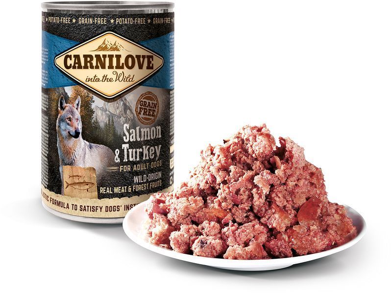 Влажный корм для собак Carnilove Salmon & Turkey, лосось и индейка 400 г 1111148556 фото