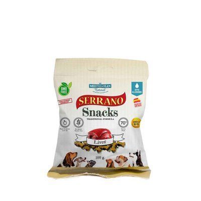 SERRANO Натуральные лакомства для собак 100г, ЛИВЕР ЛС-40 фото
