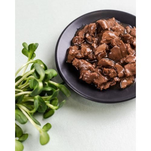 Вологий корм Savory для дорослих котів, лосось з горошком у соусі, пауч, 85 г 1111171666 фото