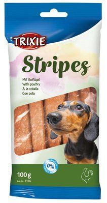 Лакомство для собак курица Trixie Stripes Light 100 г 10 шт 1111120007 фото