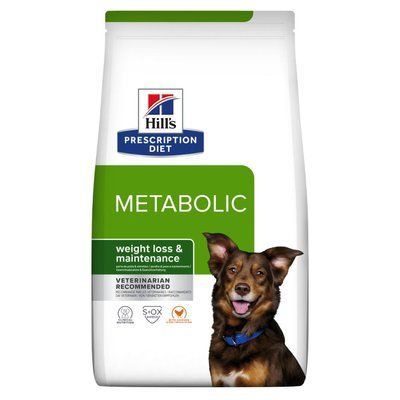 Сухой корм Hill's PD Metabolic для контроля и снижения веса собак с курицей 1,5 кг 605945 фото