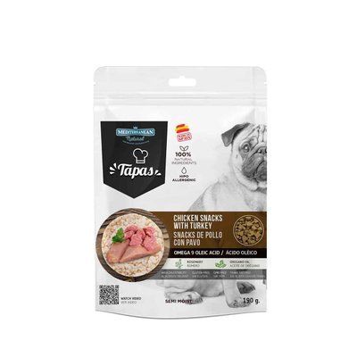 TAPAS GOURMET Натуральные лакомства для собак, 190г КУРИЦА И ИНДЕЙКА ЛС-16 фото