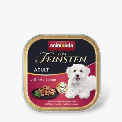 Влажный корм Animonda Vom Feinsten для взрослых собак, с говядиной и ягнятиной, 150 г 1111171514 фото