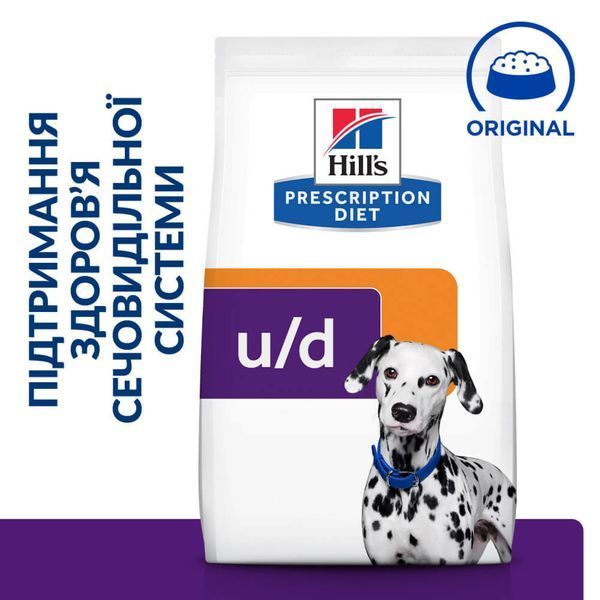 Сухий корм Hill's PD u/d Urinary Care для догляду за сечовидільною системою собак 4 кг 606270 фото
