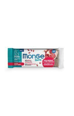 Смаколики для собак Monge Gift Dog Skin support лосось з гранатом 120 гр 70085915 фото