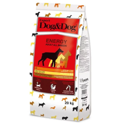 Сухой корм Gheda D&Dog Expert Energy для взрослых энергичных собак с курицей 20 кг GDA00353 фото