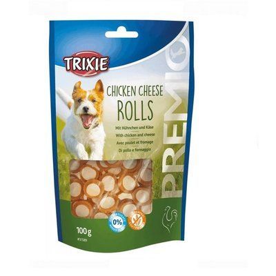 Ласощі Trixie Premio Chicken Cheese Rolls для собак, з куркою та сиром, 100 г 1111163202 фото