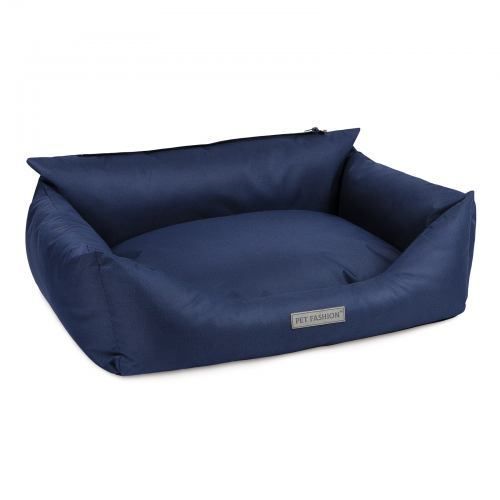 Лежак для собак и кошек с пледом Pet Fashion &laquo;Prime&raquo; 66x52x24 см, синий 1111160863 фото