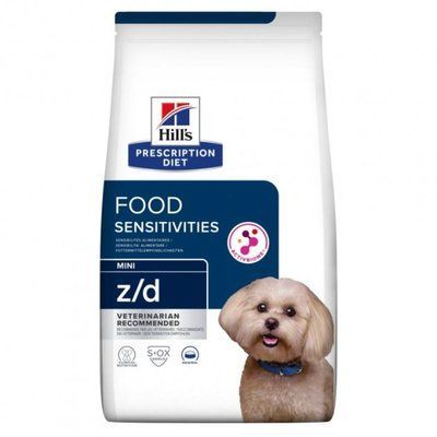 Сухой корм Hill's PD z/d Food Sensitivities для собак малых пород при аллергии и пищевой непереносимости 1 кг 607640 фото