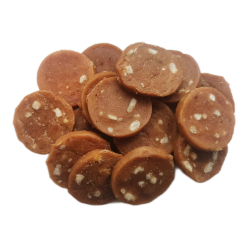 Лакомство Yalute Rabbit and Banana Chips для собак, кролик и банан, 100 г 1111170836 фото