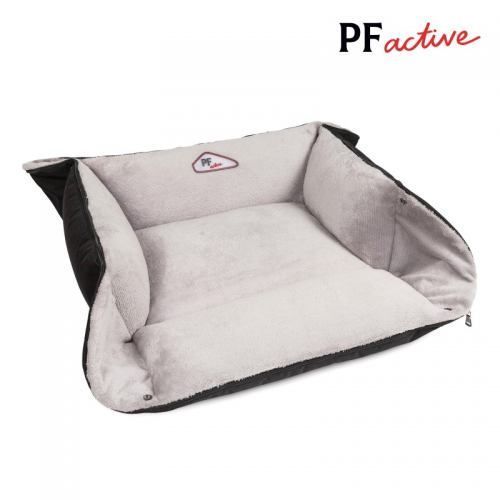 Лежак для собак и кошек трансформер Pet Fashion "Simon" 52х42х18 см, серо-черный 1111160861 фото