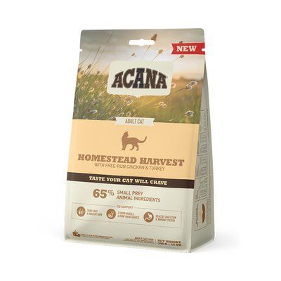 Сухой корм Acana Homestead Harvest Cat для котов с курицей, индейкой и уткой 340 г a71434 фото