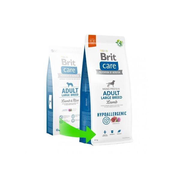 Сухий корм Brit Care Dog Hypoallergenic Adult Large Breed для собак великих порід, гіпоалергенний з ягням, 1 кг 1111173366 фото