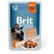 Влажный корм Brit Premium Cat Pouch для кошек, филе индейки в соусе, 85 г 1111146989 фото 1