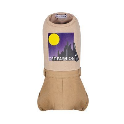 Костюм Pet Fashion Moon для собак, размер M, капучино 1111166482 фото