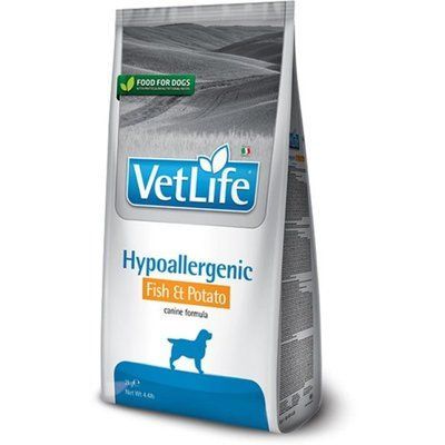 Сухий корм для собак Farmina Vet Life Hypoallergenic Fish & Potato при харчовій алергії з рибою та картоплею 2 кг 160381 фото