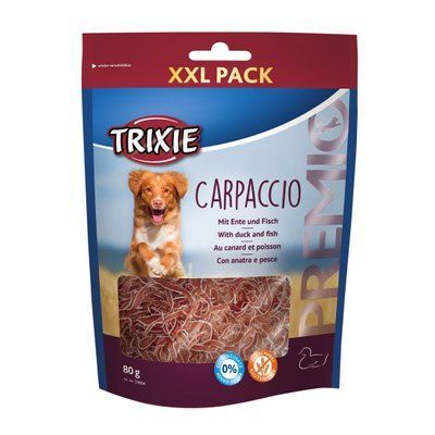 Ласощі Trixie Premio Carpaccio для собак, качка та риба, 80 г 1111148409 фото