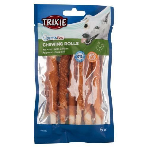 Паличка Trixie Denta Fun для чищення зубів собак, з куркою, 12 см, 70 г, 6 шт 1111137237 фото