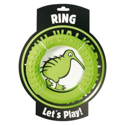 Игрушка Kiwi Walker &laquo;Кольцо&raquo; для собак, зеленое, 13,5 см 1111171021 фото